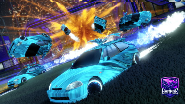 A Rocket League car design from lwhb
