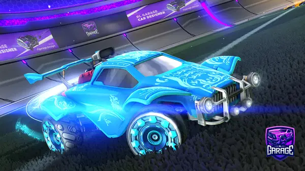 A Rocket League car design from Roffeloffe