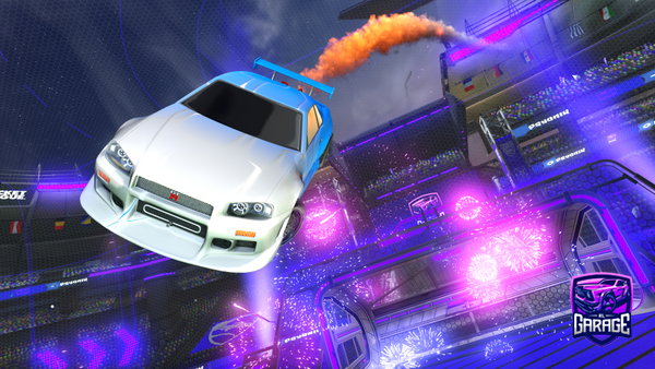 A Rocket League car design from Apila_kirppu