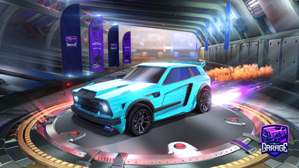 A Rocket League car design from TheCosmicCornbread