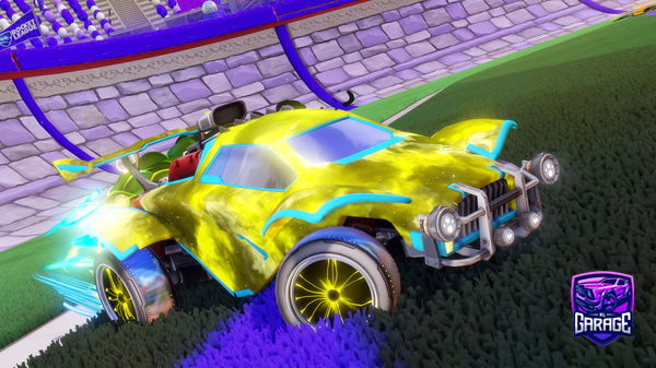 A Rocket League car design from MrGilly21