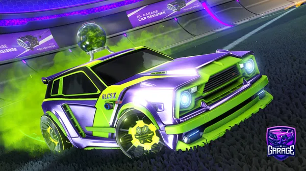 A Rocket League car design from Dreshark