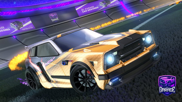 A Rocket League car design from braxmok