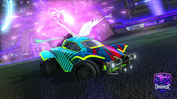 A Rocket League car design from ManLikeLen