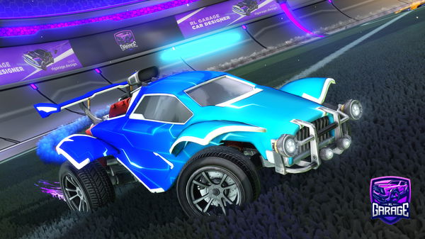 A Rocket League car design from hendersonowls