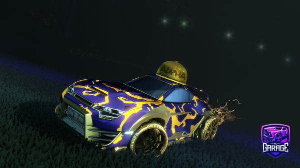 A Rocket League car design from 1stburtonboy06