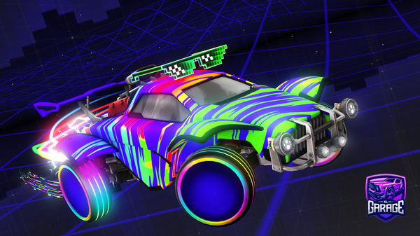 A Rocket League car design from NRVJoeFishOnTtv