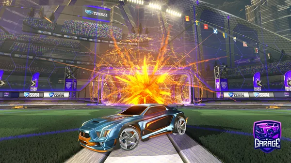 A Rocket League car design from EXALTERGG