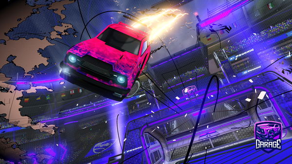 A Rocket League car design from SnowFoxLive