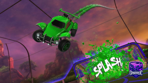 A Rocket League car design from geogek9