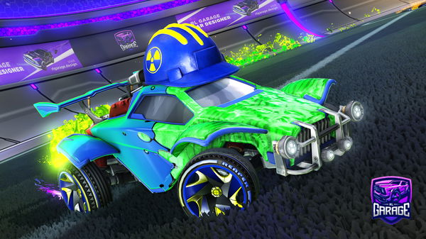 A Rocket League car design from Qaluo