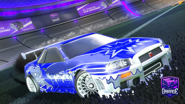 A Rocket League car design from CatchABootyGang