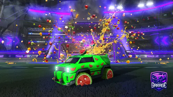 A Rocket League car design from Buttdestroyer