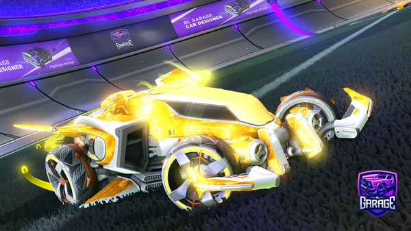 A Rocket League car design from ADJ-337