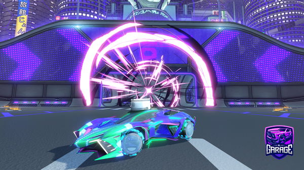 A Rocket League car design from Cryptonium90