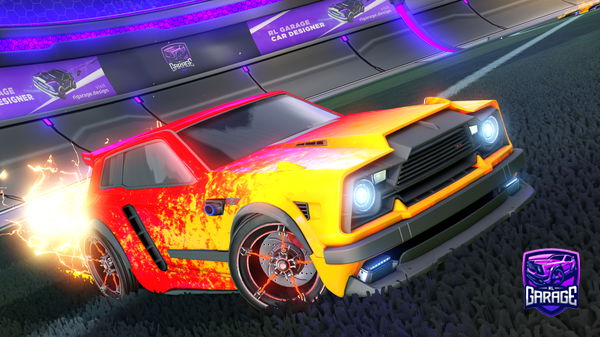 A Rocket League car design from Colepronezz