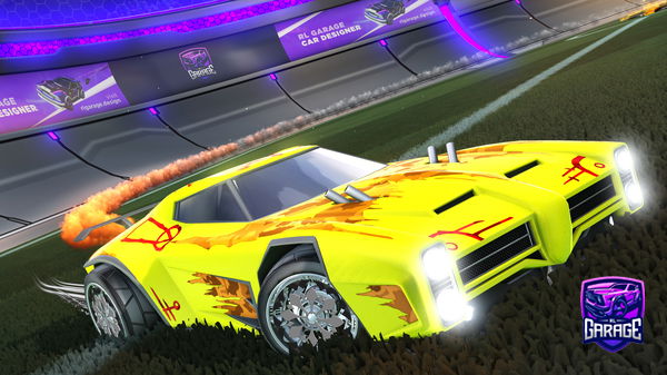 A Rocket League car design from Gzou