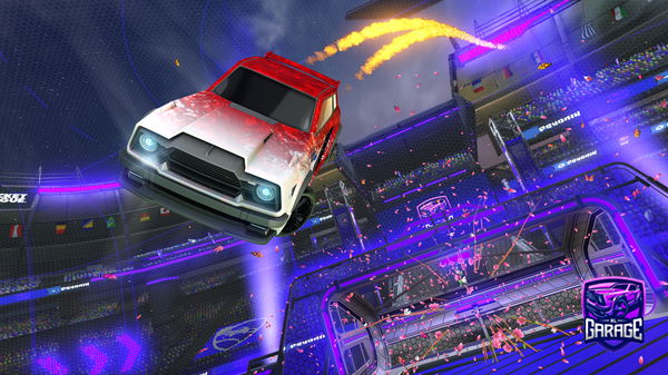 A Rocket League car design from KomJr