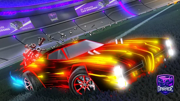 A Rocket League car design from Splitspeed