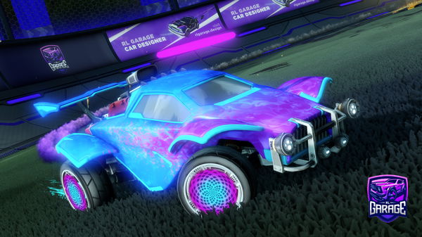 A Rocket League car design from Voi1dzxxx