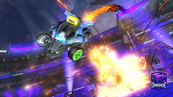 A Rocket League car design from GUTIGG