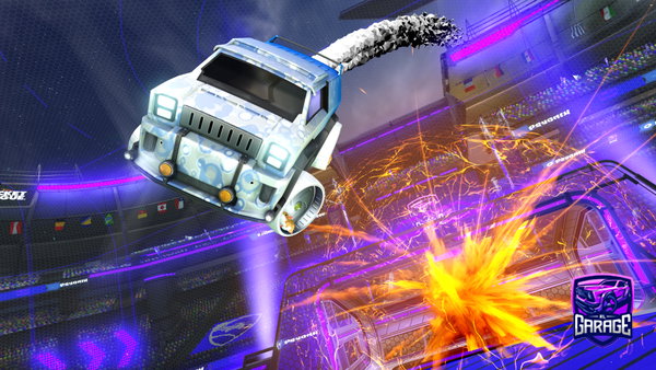 A Rocket League car design from Allsuachbar69