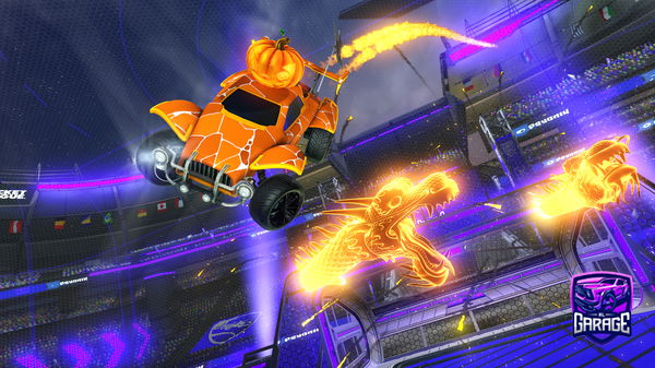 A Rocket League car design from Boxcometomyhand