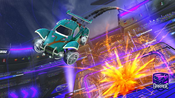 A Rocket League car design from Getemingo