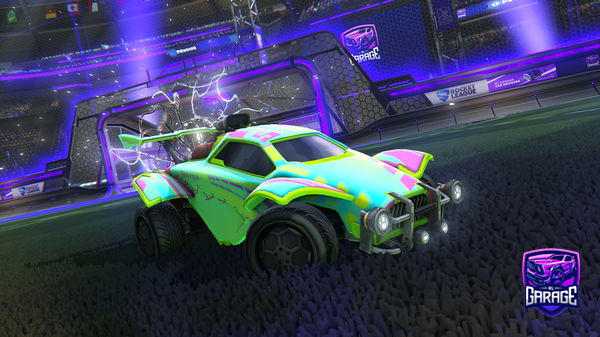 A Rocket League car design from Dogspider55