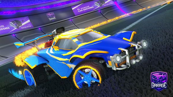 A Rocket League car design from danbow88