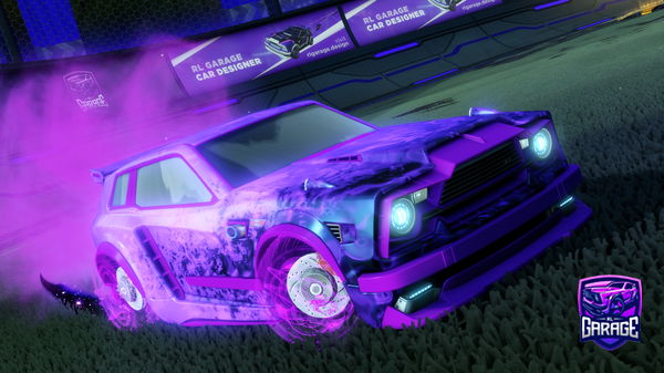 A Rocket League car design from Uhhluminate
