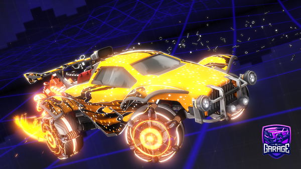 A Rocket League car design from AIterman