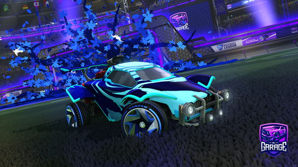 A Rocket League car design from Cryptiksz