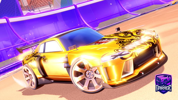 A Rocket League car design from GoBlitzy