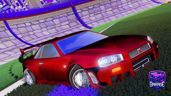 A Rocket League car design from Sellulator