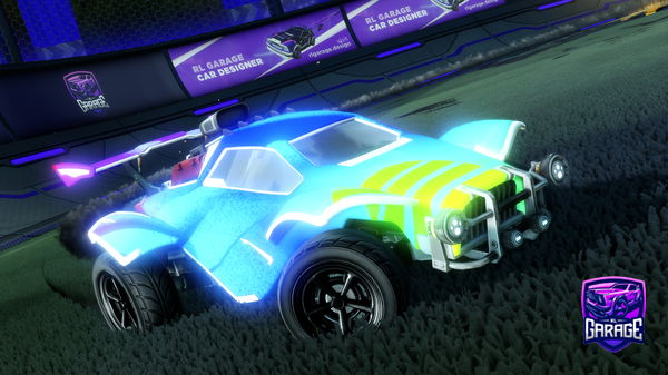 A Rocket League car design from DJstrika211