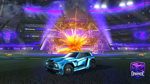 A Rocket League car design from pyro6921