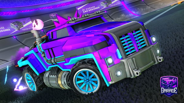 A Rocket League car design from TheDarkNight976