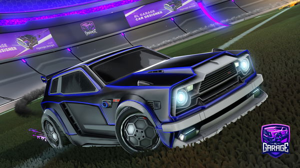 A Rocket League car design from srt2xuno