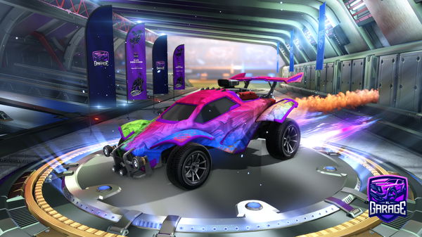 A Rocket League car design from LastGemini