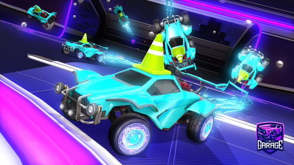 A Rocket League car design from Mariogogo