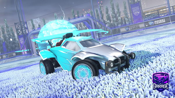 A Rocket League car design from FireFox14