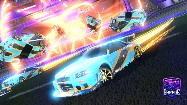 A Rocket League car design from Sweetishdrip191