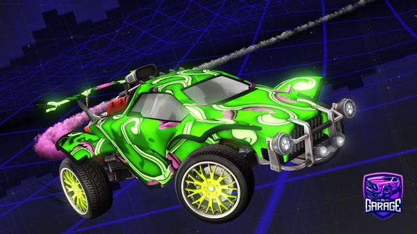 A Rocket League car design from iteachii