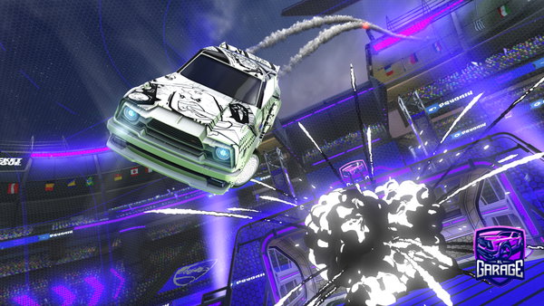 A Rocket League car design from Icemanflood