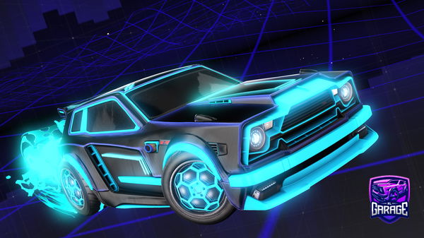 A Rocket League car design from GlacioM