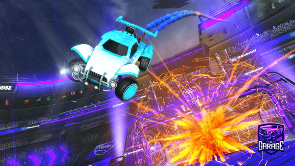 A Rocket League car design from gurkasos
