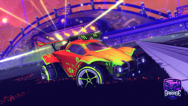 A Rocket League car design from ZebraZXY