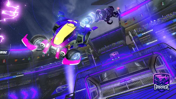 A Rocket League car design from LeTva