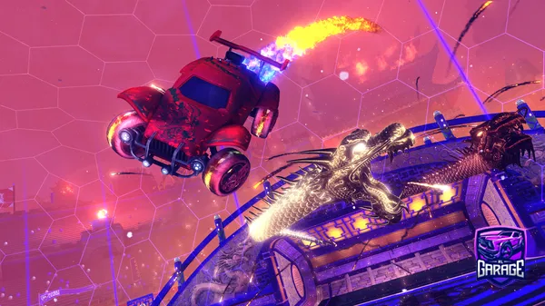 A Rocket League car design from AsphaltSportRL